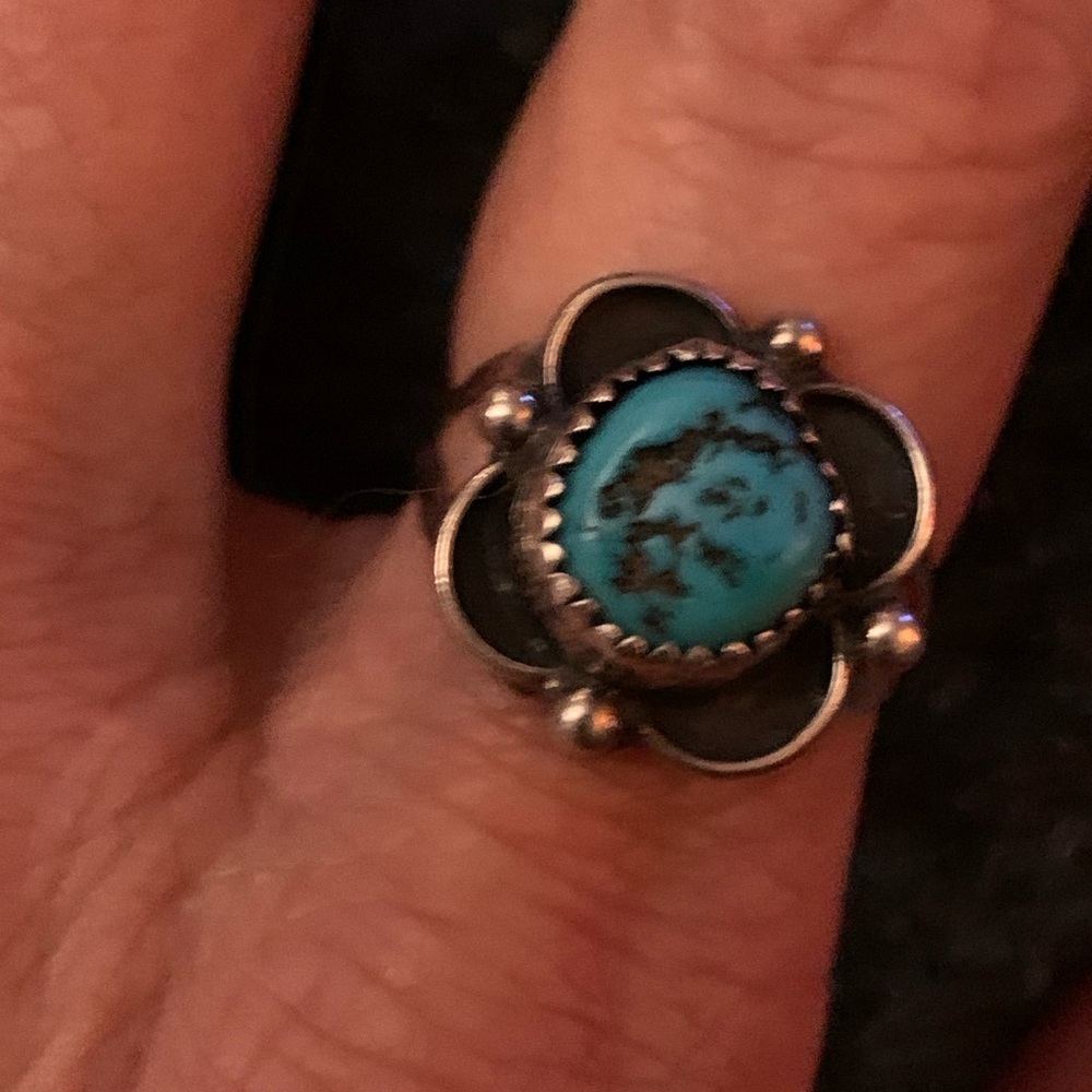 Genuine Native American Turquoise Ring